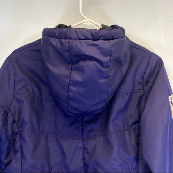 Champion Jacket Puffer Women University of Washington Purple Sz M pockets - Picture 8 of 16